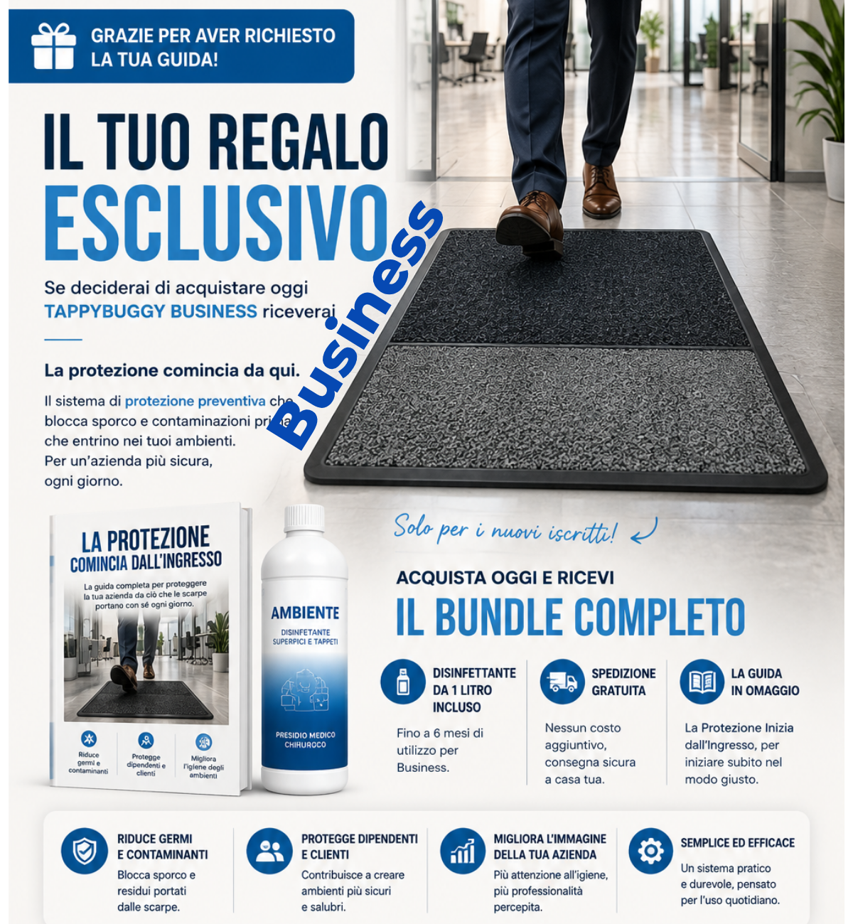 TappyBuggy Business – Protezione Professionale + fino a 6 mesi di ricarica