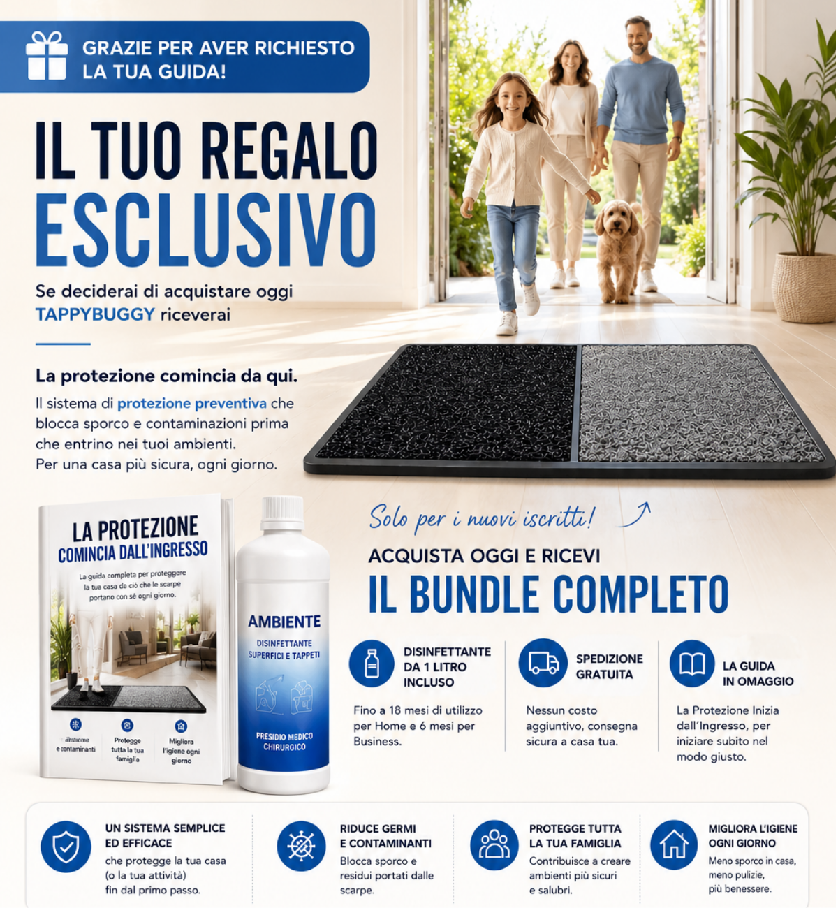TappyBuggy Home – Protezione Casa + 18 mesi di ricarica